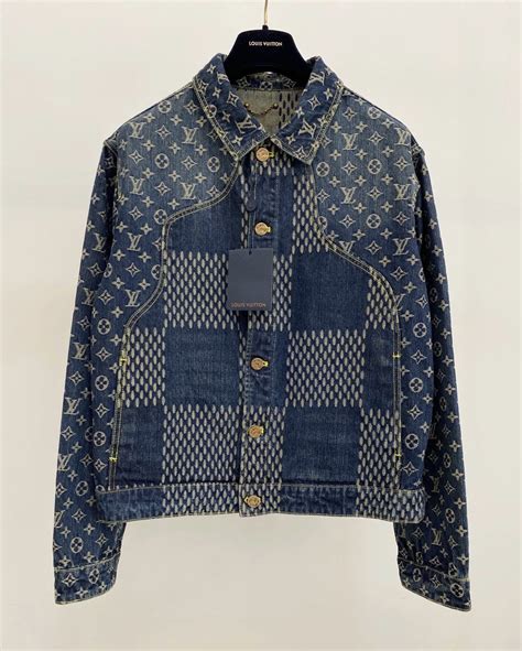 blue louis vuitton jacket|louis vuitton checkered jacket.